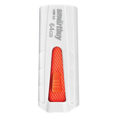 USB флеш SMARTBUY 64GB IRON WHITE/RED USB3.0 SB64GBIR-W3