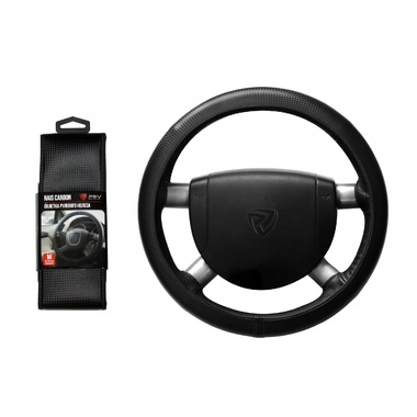 Оплётка на руль PSV NAIS CARBON черный, отстрочка черная, М 129823
