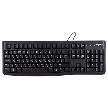 Клавиатура проводная Logitech K120 (920-002522), черный