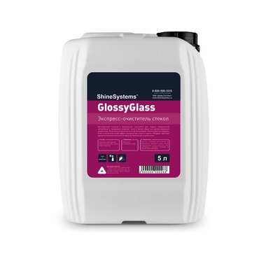 Экспресс очиститель стекол Shine Systems GlossyGlass, 5 л SS827