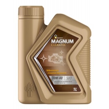 Моторное масло РОСНЕФТЬ Magnum Cleantec 10W-40 SJ-CF синт. кан. 1 л 40810032