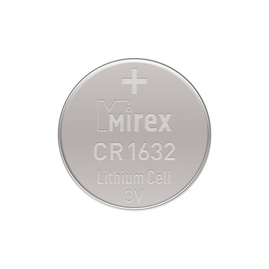 Батарея Mirex, литиевая CR1632 3V 4 шт ecopack 23702-CR1632-E4