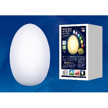 Декоративные аккумуляторные светильники UNIEL UL-00003302 ULG-R003 019/RGB IP54 EGG (уличный)