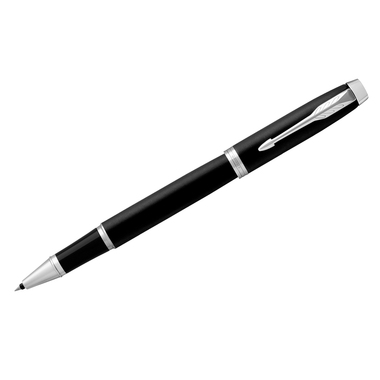 Ручка-роллер Parker IM Essential Muted Black CT черная, 0.8 мм, подарочная упаковка 2143634