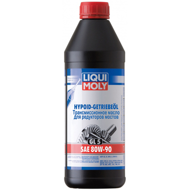 Минеральное трансмиссионное масло LIQUI MOLY Hypoid-Getriebeoil 80W-90 GL-5 1л 3924