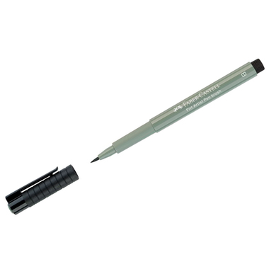 Капиллярная ручка Faber-Castell Pitt Artist Pen Brush цвет 172 зеленая земля, кистевая 167572