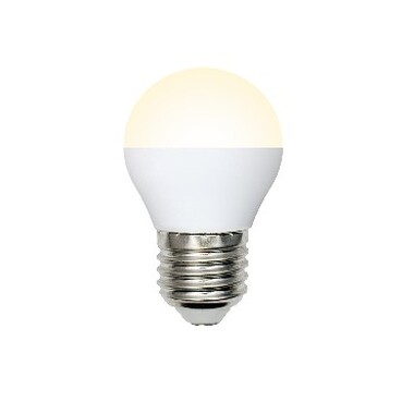 Лампа светодиодная VOLPE UL-00003829 LED-G45-9W/WW/E27/FR/NR Теплый белый свет 3000K