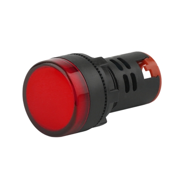 Лампа ЭРА AD22DS(LED)матрица, d=22мм, красный, 230В, 10/1000/12000 Б0045615 ERA