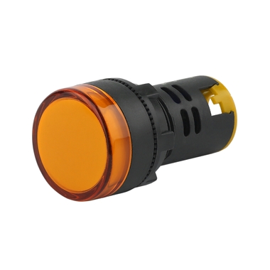 Лампа ЭРА AD22DS(LED)матрица d22мм, желтый, 230В, 10/1000/12000 Б0045617 ERA