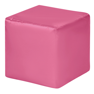 Пуфик DreamBag куб розовый оксфорд 3900201