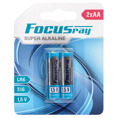 Батарейки Focusray Super ALKALINE LR6 BL2 629134