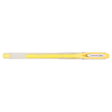 Художественная гелевая ручка UNI Signo Angelic Colour UM-120, пастель жёлтый, 0.7 мм 69868