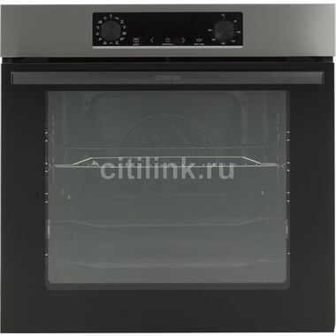 Духовой шкаф Gorenje BOSB6737E06X,  нержавеющая сталь/черный 738437