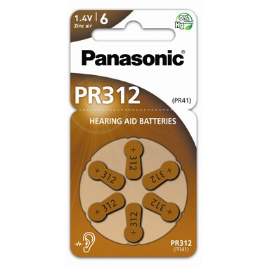 Батарейка Panasonic PR - 312 H 3017