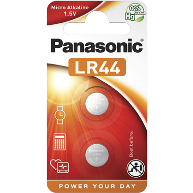 Батарейка Panasonic LR-44EL/2B УТ-00000421