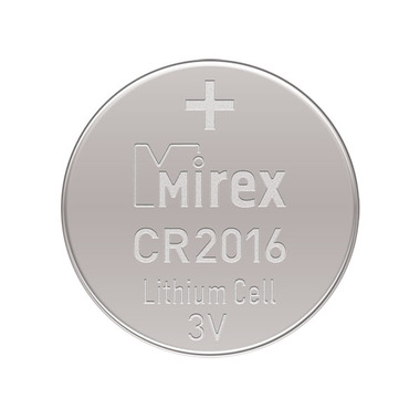 Батарея Mirex, литиевая CR2016 3V 2 шт ecopack 23702-CR2016-E2