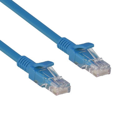 Патч-корд ExeGate UTP-RJ45-RJ45-5e-0,5M-LSZH-BL, UTP, cat.5e, 0.5м, синий 286380