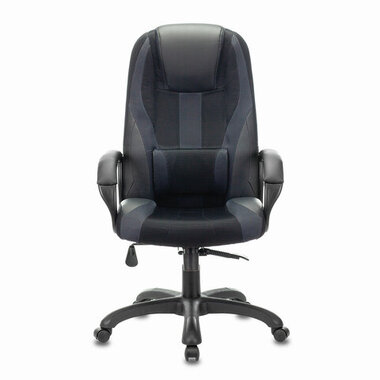 Компьютерное кресло BRABIX PREMIUM Rapid GM-102 нагрузка 180кг, экокожа/ткань, черное/серое 532105