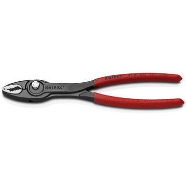 Захватные клещи Knipex TwinGrip, 4 - 22 мм, чернённые, длина 200 мм, обливные рукоятки, KN-8201200