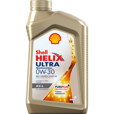 Масло Shell Helix Ultra Professional AV-L 0W-30, 1 л 550046401