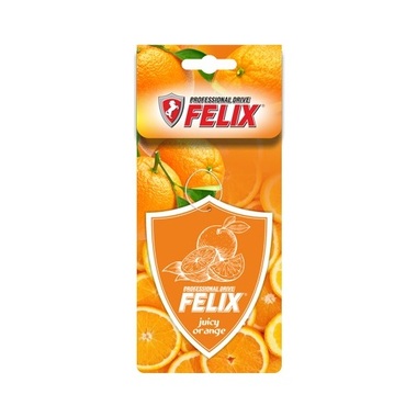 Бумажный ароматизатор FELIX подвесной, брызги сочного апельсина 411040030