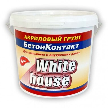 Грунтовка White House БетонКонтакт 6 кг 12789