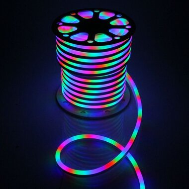 Лента гибкий неон General Lighting Systems GLS-5050-80-10-220-NL-IP67-RGB катушка 50м+rgb 505212