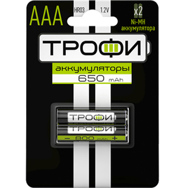 Аккумуляторная батарея Трофи HR032BL 650 mAh Б0019499