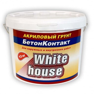 Грунтовка White House БетонКонтакт 12 кг 12790