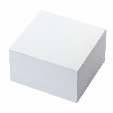 Блок для записей 18 шт в упаковке BRAUBERG проклеенный куб 9х9х5 см белый белизна 95-98% 129195