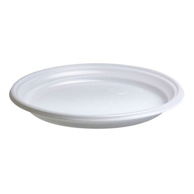 Десертная пластиковая тарелка EUROHOUSE, 6 шт, d 170 мм, белая 13487