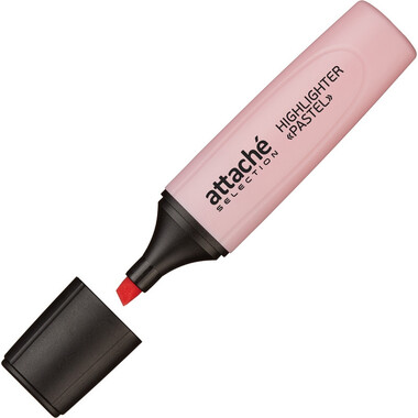 Маркер 12 шт в упаковке Attache Selection Pastel выделитель текста 1-5 мм розовый 958589