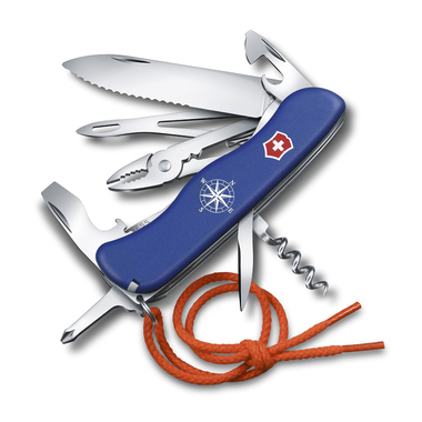 Нож VICTORINOX Skipper 111мм, 17 функций, синий 0.8593.2W