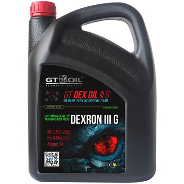 Масло GT OIL Dex Oil III G, 4 л 8809059408957