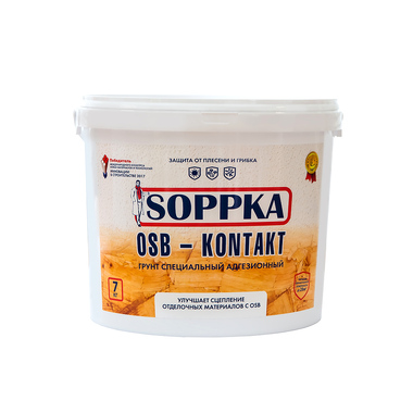 Адгезионный грунт SOPPKA OSB-Kontakt 7 кг СОП-Контакт7