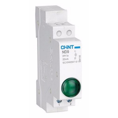 Индикатор CHINT ND9-1/w белый, AC/DC 230В LED 594128