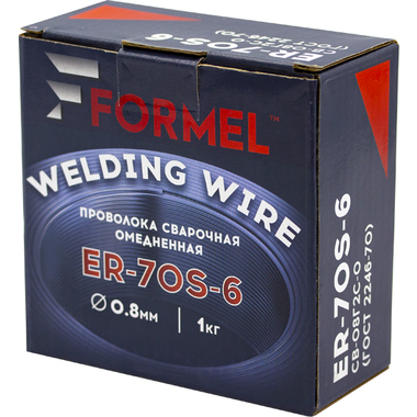Проволока сварочная омедненная Welding Wire (0.8 мм; 1 кг; ER-70S-6) FORMEL FRM_08_1