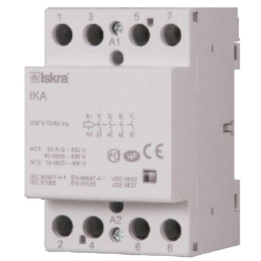 Модульный контактор Iskra IKA40-40/230V 3838733067536 ISKRAERO