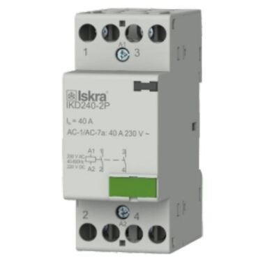 Модульный контактор Iskra IKD240-2P/230/220V 3838733080658 ISKRAERO