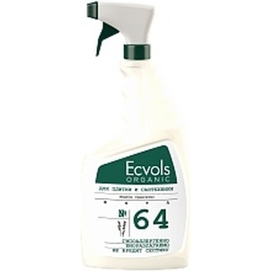 Жидкое средство для чистки сантехники и плитки Ecvols 64 с эфирными маслами мяты, 750 мл 00.00011584