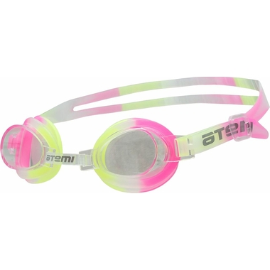 Детские очки для плавания ATEMI PVC/силикон, желтый/розовый/белый, S307 00000042678