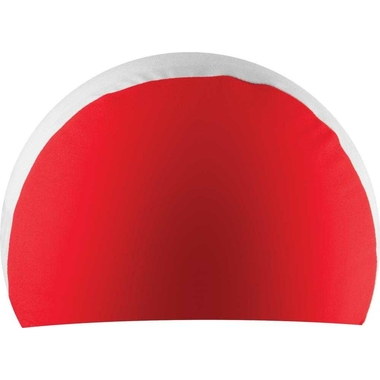 Шапочка для плавания ATEMI NOVUS, полиэстер, красный/белый, NPC-41 00-00001509