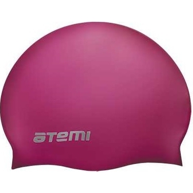 Шапочка для плавания ATEMI силикон, вишневая, SC104 00000023872