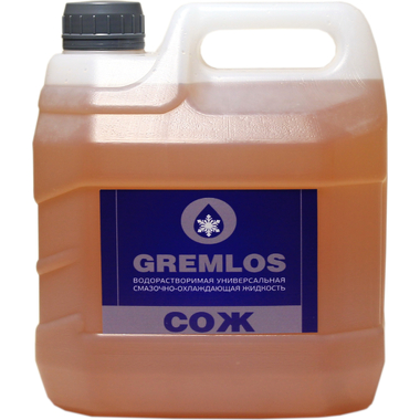 Жидкость смазочно-охлаждающая концентрат 3 кг Гремлос 4687201795001