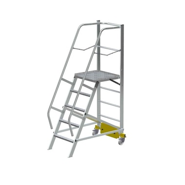 Компактная лестница с платформой MEGAL ЛСПК-1.1 траверса 0.82 м 4687201843900