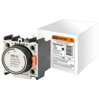 Приставка ПВН-23 TDM откл. 0,1-3 сек 1з 1р SQ0708-0037