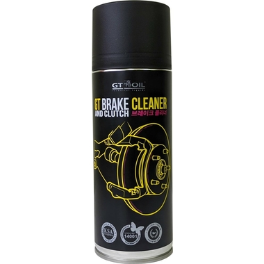 Очиститель тормозов и деталей GT OIL Brake Cleaner спрей, 650 мл 8809059410141