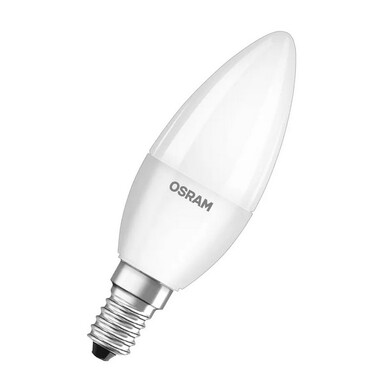 Светодиодная лампа OSRAM LED STAR B Свеча 5.5Вт E14 470 Лм 4000 К Нейтральный белый свет 4058075056886