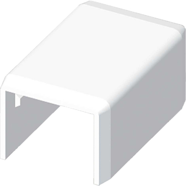 Накладка на стык KOPOS LHD 25X20 цвет белый, комплект 10 штук 8912_HB
