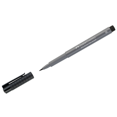 Капиллярная ручка Faber-Castell Pitt Artist Pen Brush цвет 233 холодный серый IV, кистевая 167433